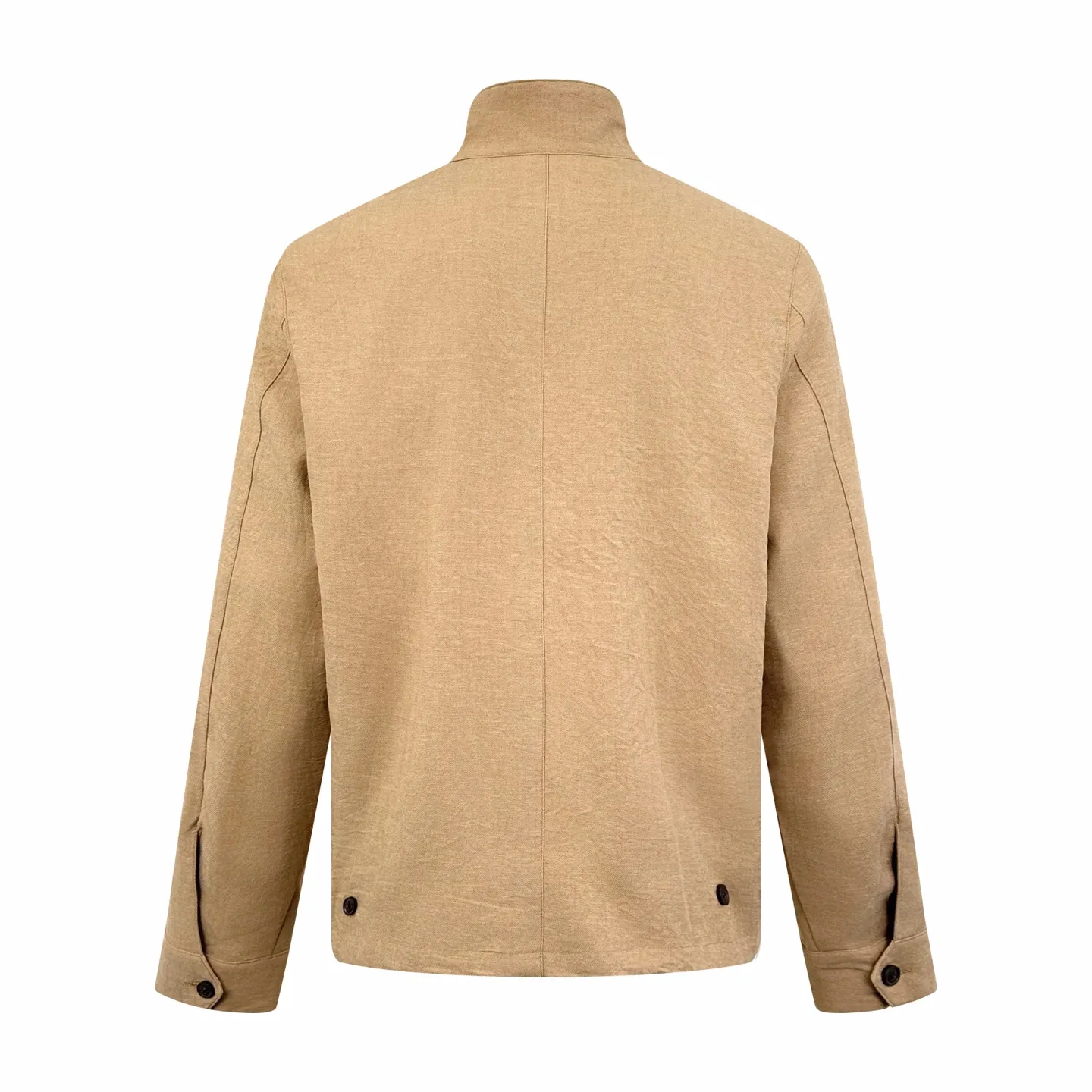 P580 Ralph Lauren logo embroidered reversible jacket, custom matte moire taffeta and twill jacquard brocade, light and tough, smooth drape, comfortable and skin-friendly, khaki brown tone, calm and noble, twin clothes, unlimited style. One side is decorated with twill jacquard brocade, which has its own retro filter, like the pocket watch gear of an old-school gentleman. The other side is made of matte moiré taffeta, which brings a sense of relaxation and casual leisure genes. Exquisite pony logo is embellished throughout, making it highly recognizable. The classic stand-up collar is tied with three hidden buckle tabs. Simplicity dominates complexity. The design philosophy hidden in the details. Double-sided style. One garment hides old money and relaxation. Process 1: Use imported machine embroidery technology. Use advanced computer control system and precise mechanical components to realize the iconic pony embroidery operation. High precision. The lines are smooth and delicate. Process 2: Template machine bag opening. Preset templates guide the position of opening the bag. The accuracy of the shape and size ensures the quality of the bag opening effect. Process 3: Ergonomic three-dimensional cutting returns to traditional craftsmanship through segmentation, folding, shrinking, and stretching techniques. The so-called slow work produces fine work, which is respect for the material and the pursuit of feel. Complex workmanship, tedious, slow timeliness, and high loss. Process 4: The fabrics are washed carefully, the hand feel and texture are better, not easy to deform, not easy to shrink, not easy to fade, and maintain long-term beauty. Accessories: Customized 1:1 Ralph Lauren fruit buckle Customized 1:1 Ralph Lauren zipper Customized 1:1 Ralph Lauren slider Customized 1:1 Ralph Lauren trademark Version: Fitted version Function: Reversible, free to match Size: S M L XL Style number: 25298